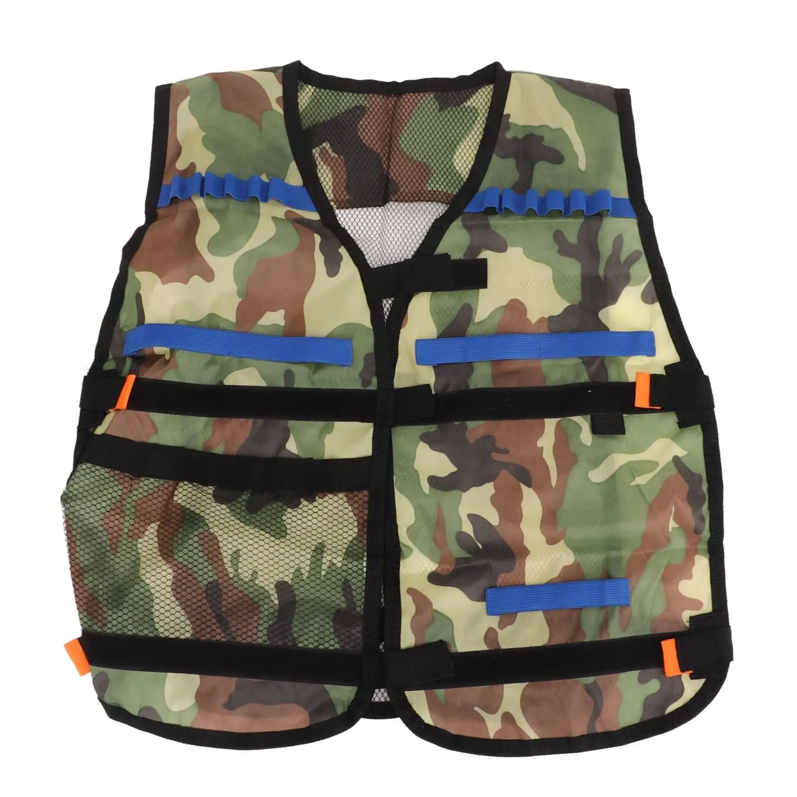 Kids Outdoor Vest with Large Storage for shooting Games - Toy Clip Vest for Active Play