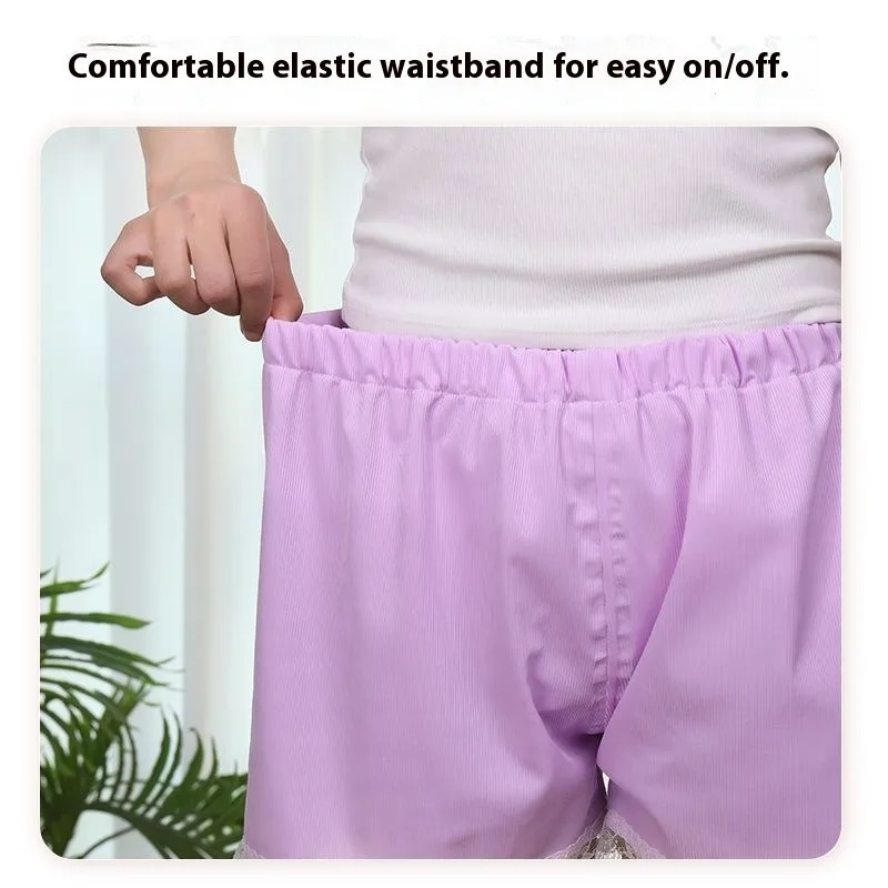 Bragas de período recortadas de encaje para mujer, protección antifugas, cobertura completa, ropa interior sanitaria, fotografía de menstruación cómoda