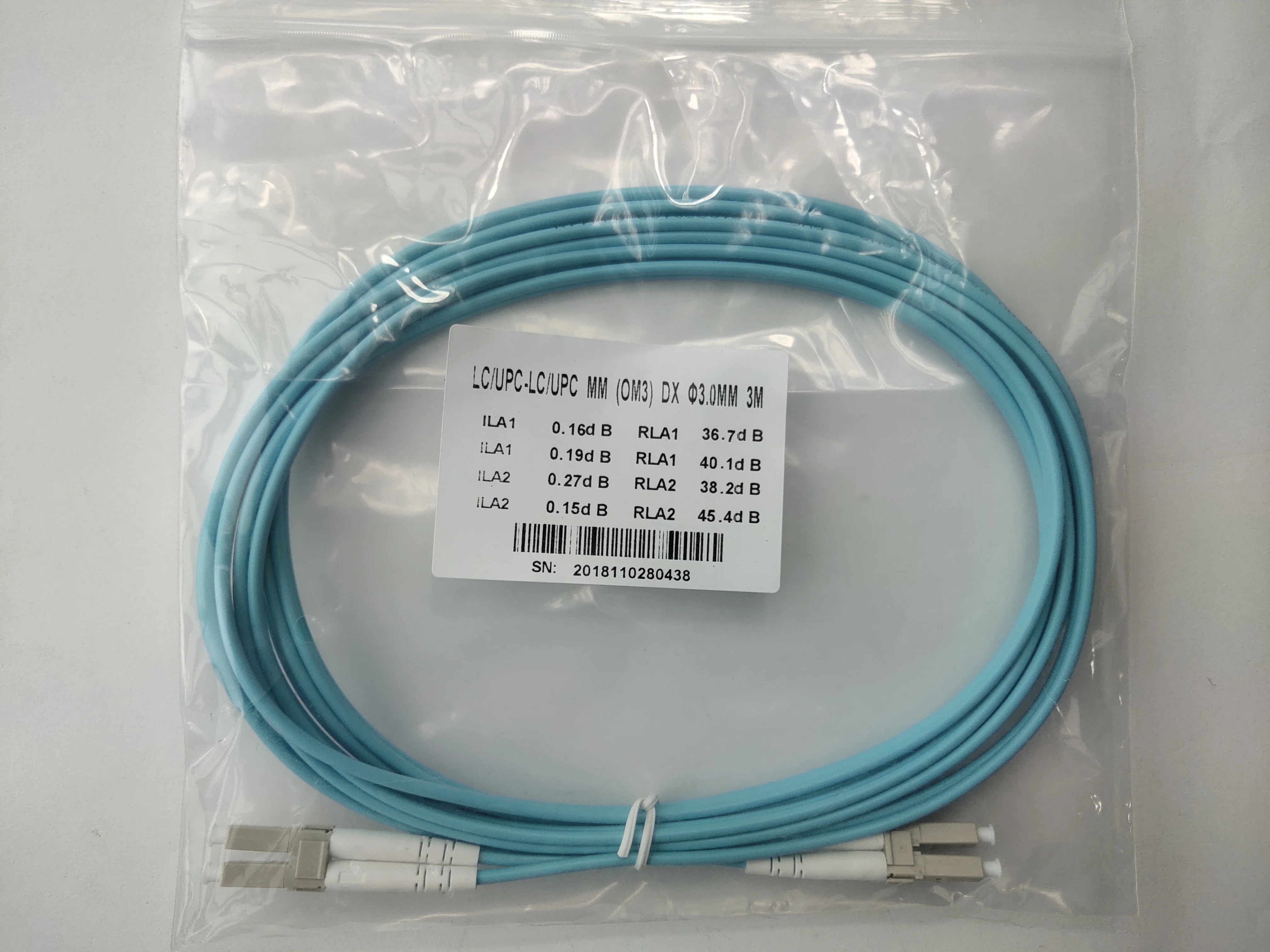 Optical fiber cable Optical fiber brazing cable Ten Gigabit LC-LC single-mode/multi-mode dual-core extension cable carrier-class