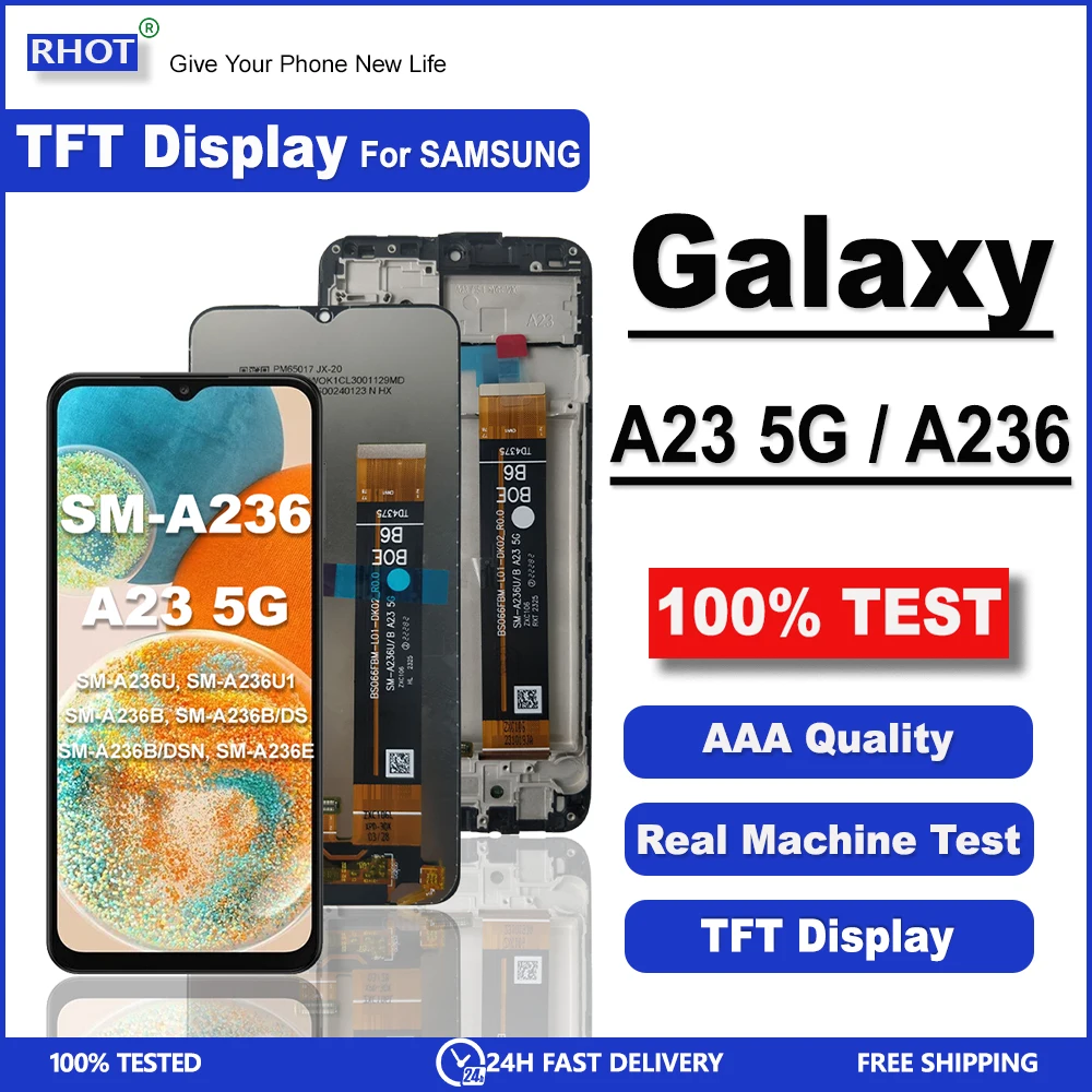 

6.6" LCD Display LCD Screen For Samsung Galaxy A236 LCD Display Touch Screen Digitizer Assembly For Galaxy A23 5G LCD SM-A236U