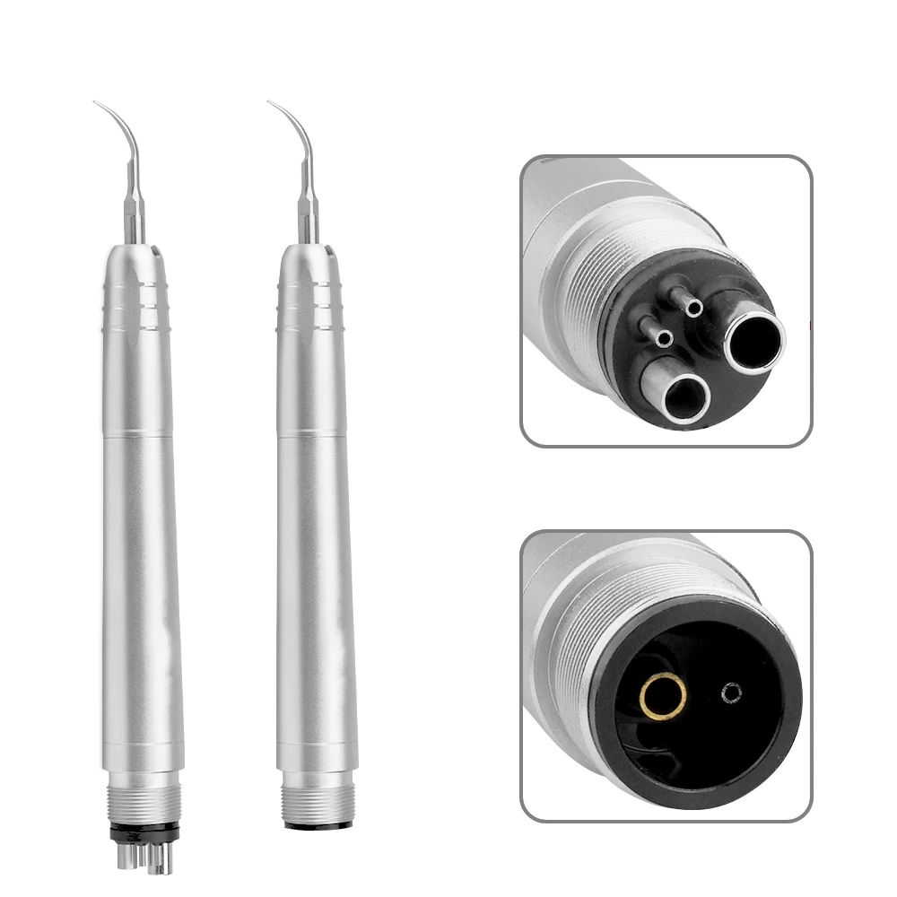 

Dental Ultrasonic Air Scaler Handpiece Super Sonic Scaling with 3 Tips Tooth Calculus Remover Cleaning Tool Dentistry Lab