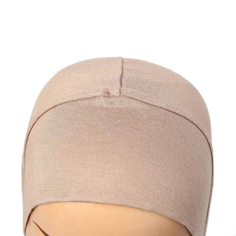 Elastic Modal Hijab Cap Underscarf Elegant Neck Full Coverage Hat Sunscreen Shawl Cap For Women Muslim Solid Headband 35*24cm