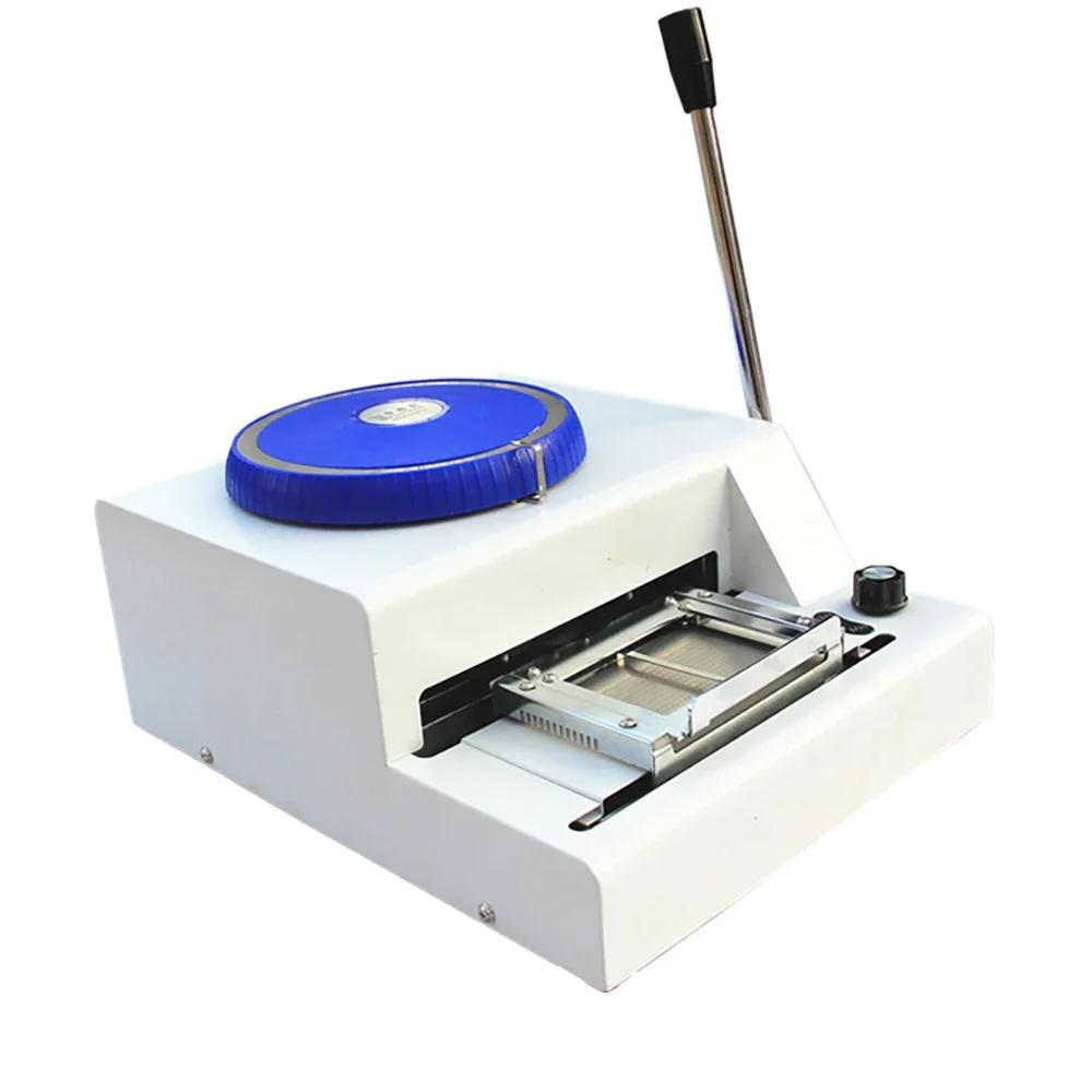 VIP card punch code machine Convex Code Printer Pressure coding Machine PVC Manual Embossing Machine