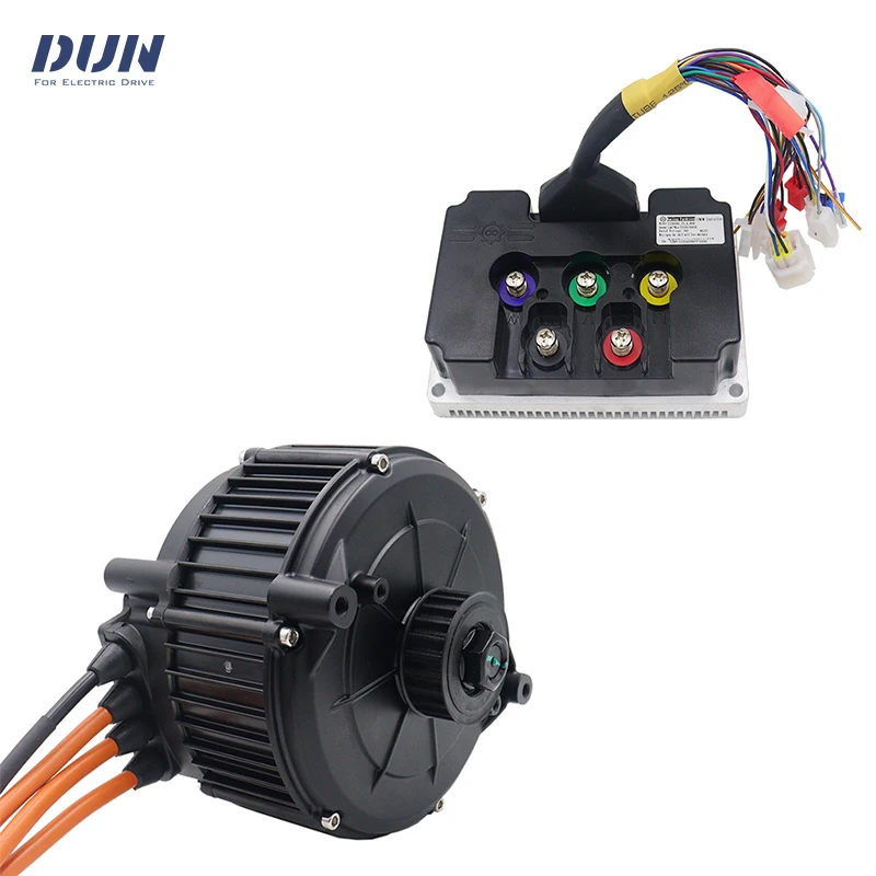 QS165 V2 35H 5KW Peak 10KW 6500RPM Hall Mid-Drive Motor with ND72450 DC 200A Phase 450A Controller For Sur-ron Light Bee Moped