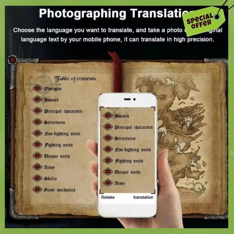 Leading-40 Languages Multi-Intelligent Instant Translation Wireless Voice Translation 2 Way Real-Time Voice Translation Travel