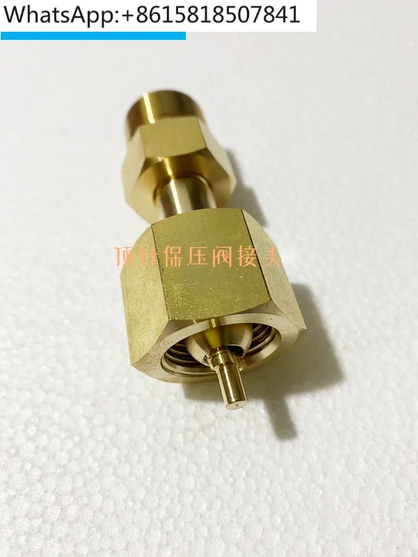 5PCS   5/8 inner thread top pin connector inner and outer thread adapter 5/8 top pin pressure valve top pin outer thread