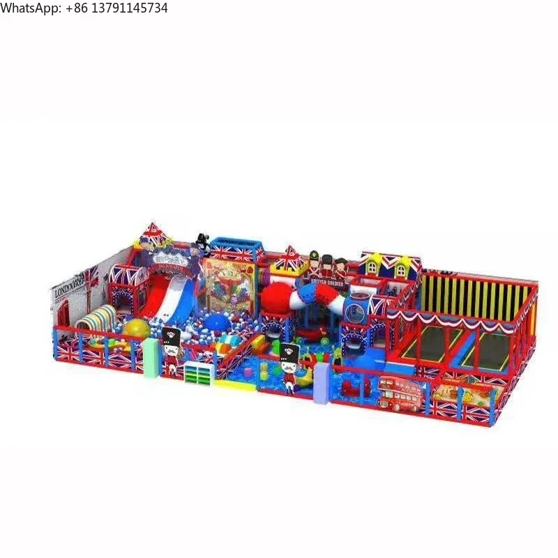 Indoor Amusement Playground Naughty Castle For Children Kids Park Trampoline Park