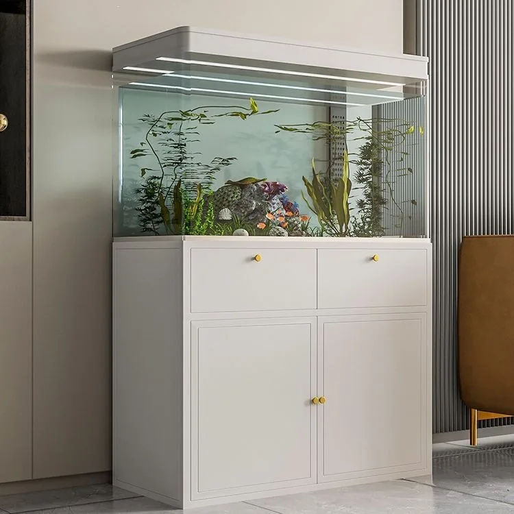 Fish tank shelf Living room Fish tank bottom cabinet Multi-layer installation-free load-bearing rack Shelf