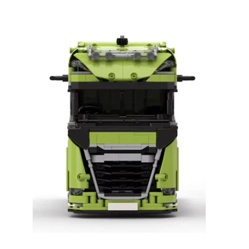 

MOC Engineering Machinery City Vehicle Semi-trailer Truck Head Splicing Model Building Blocks DIY Toy Adult Collection Gift Set