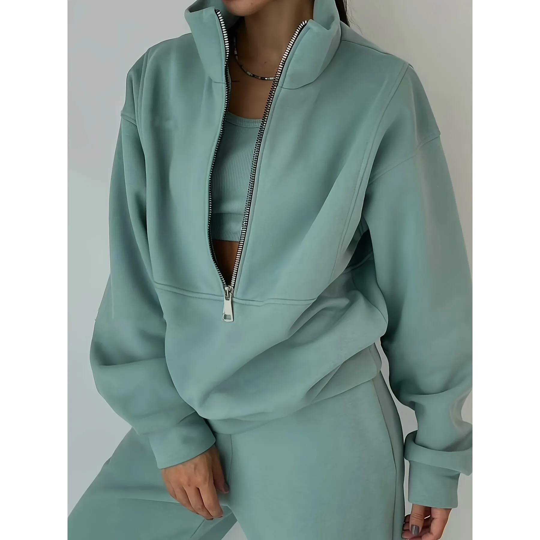 

Sporty TwoPiece Hoodie Set Women's Fashionable Casual Outfit Summer Seasonal CrossBoder Delivery Available No Brand