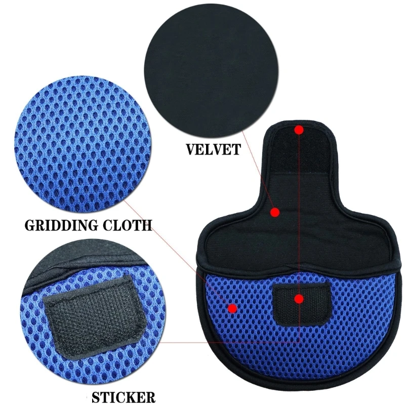 

Golfing Putter Head Cover Nylon Net Mallet Putter Head Cover Golfing Accessory D5QD