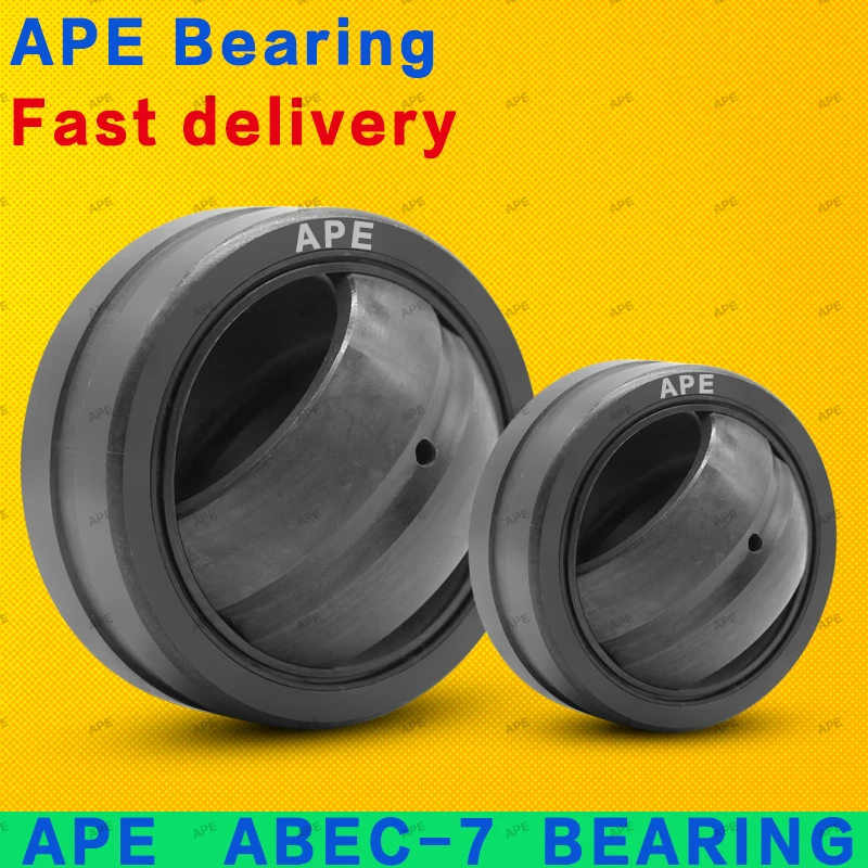 1pcs ABEC-7 Germany APE Bearings GE4 GE5 GE6 GE8 GE10 GE12 GE15 GE17 GE20 GE25 GE30 GE35 E ES -2RS Spherical Plain Bearing