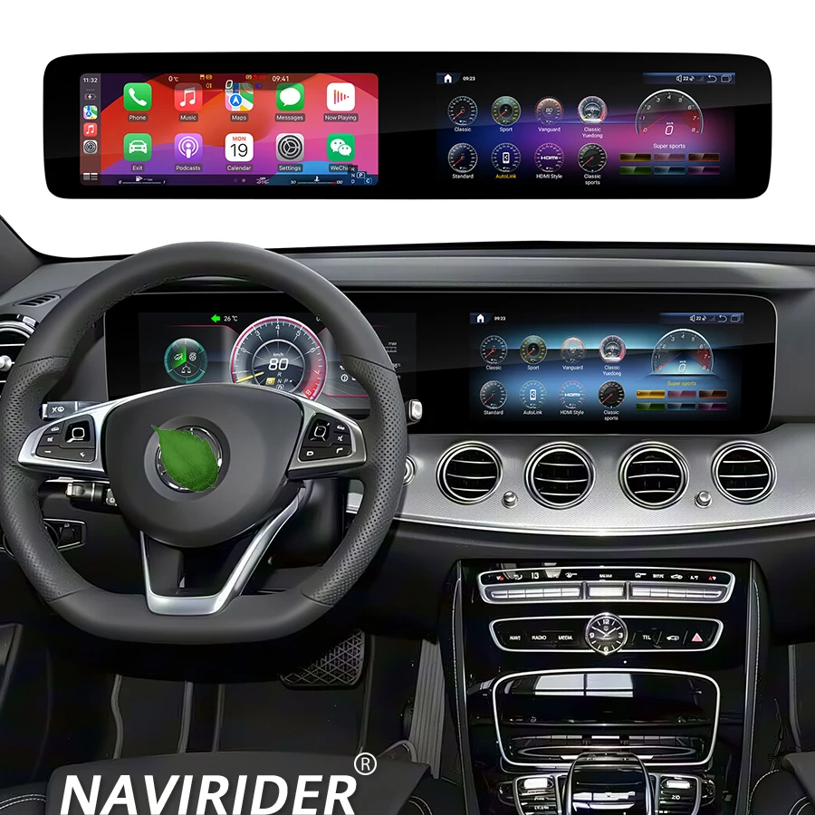 

Автомобильный радиоприемник Android 14, видеоплеер, GPS-навигация, медиа-плеер, 12,3-дюймовый двойной экран для Mercedes Benz E-класса W213 NTG5.0/5.5 16-19, CarPlay
