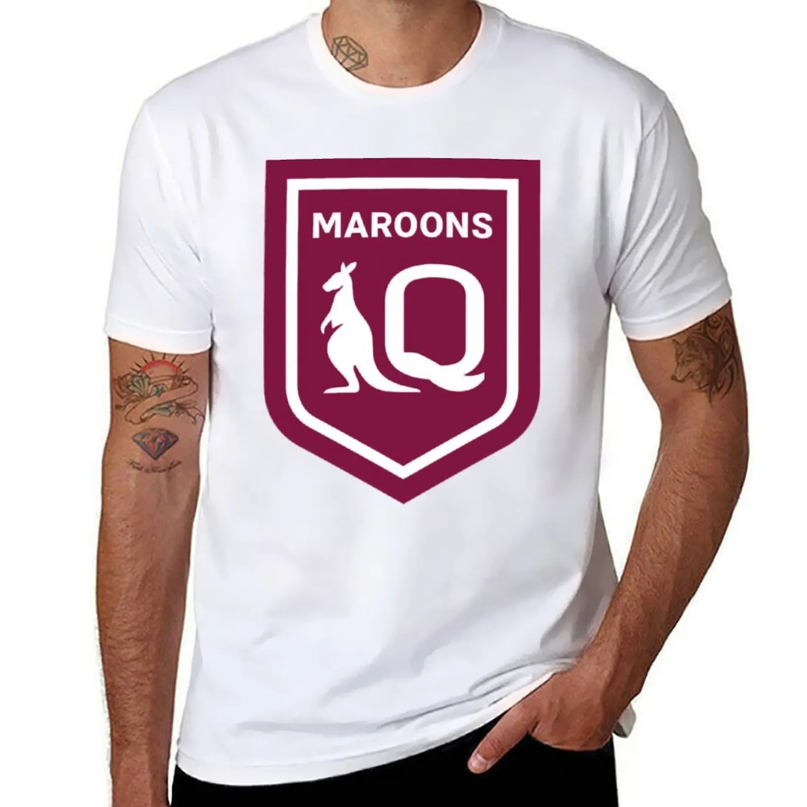 

Copy of queensland maroonst T-Shirt Plus Size Lightweight Tee Shirt