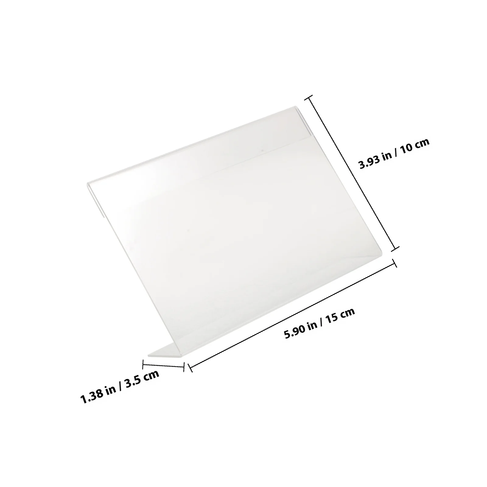 3Pcs Vertical Sign Stand Sturdy Price Display Holder for Business Shops Fruit Label Advertising Promotional Signs