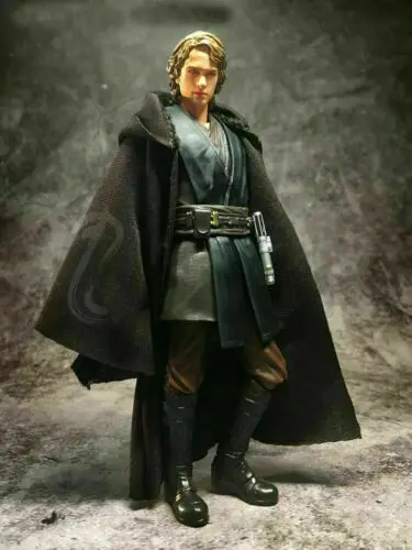 Black 1/12th Cloth Robe Model for 6