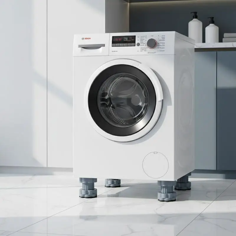 Multi-Functional Washing Machine Shockproof Pad Adjustable Anti-Slip Anti Vibration Mat Universal Furniture Foot Pad