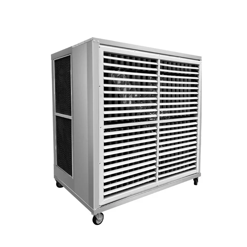 New Arrival 2-in-1 AC Integrated Water Curtain and Exhaust Ventilation Fan 1KW 50Hz 44500CFM Floor Standing Cooling Function