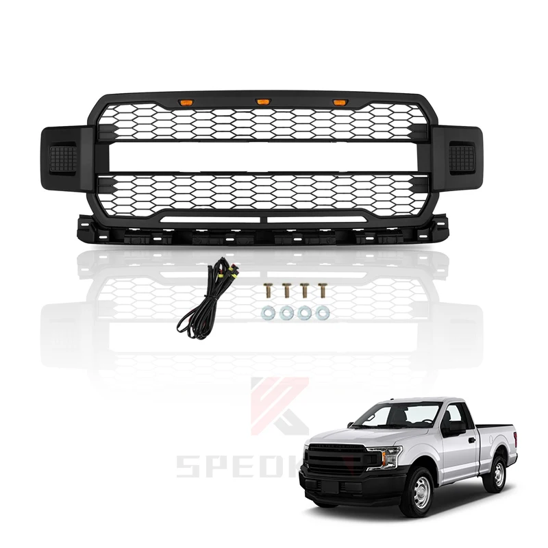 

Spedking 2018 2019 2020 Accessories Raptor grille with LED light for FORD F150