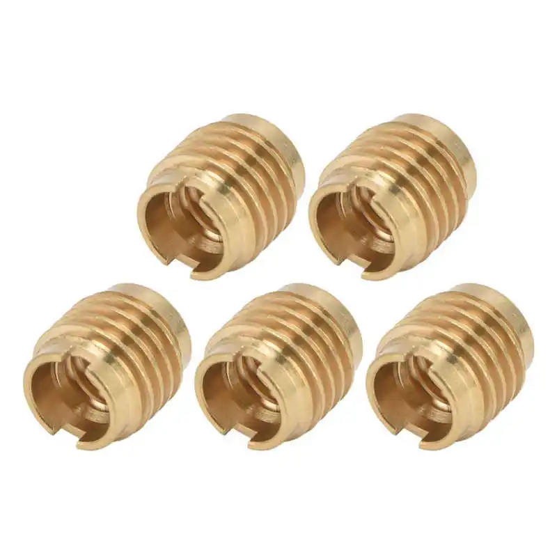 5 Pcs Beer Keg Tap Faucet Handle Beer Tap Handles Manual Install Nuts for 3/8in‑16 UNC External Thread Brewing tool