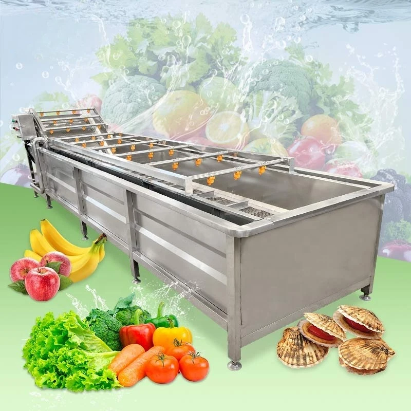 Dry Dragon Fruit Clean Device Process Bubble Food Jujube Cabbage Wash Washer Machine and Drying for Vegetable