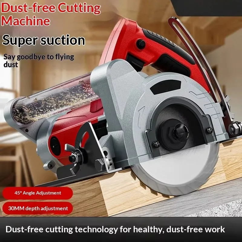 Cutting Black Technology Dust Collection Integrated Motor Miter Multifunctional Portable Dust-free Saw