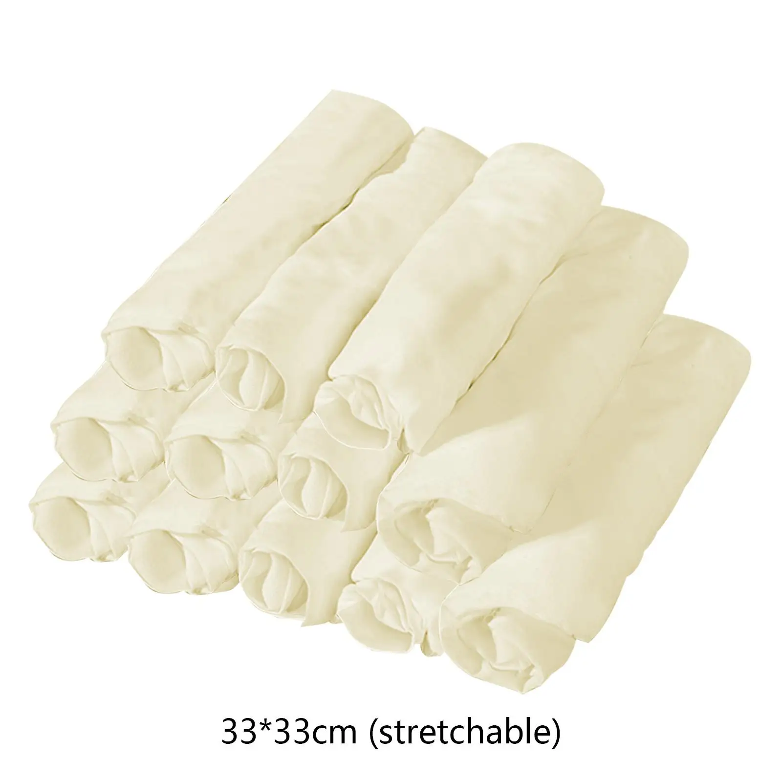 

12 шт., чехлы для подголовников для массажного стола, чехлы на подголовники для салона, спа-кровати, бежевые