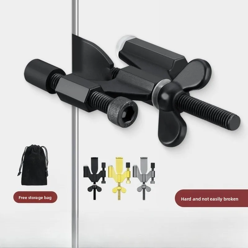 

No Drill Door Stopper Security Alarm Anti-Wolf Safety Device Portable for Women Travel Home Hotel Use