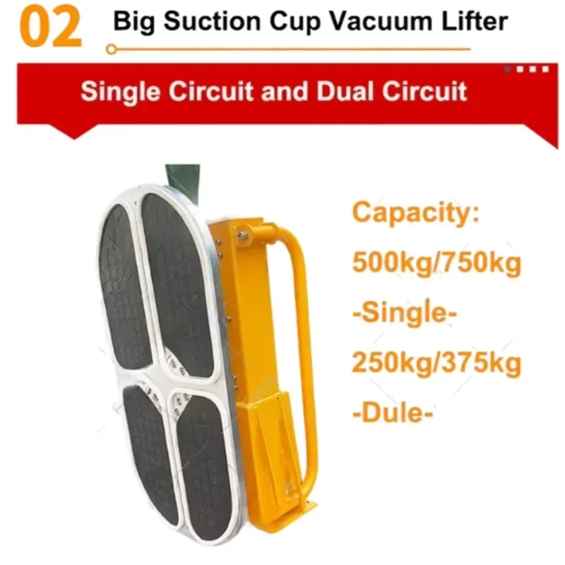 

Customized 800kg 5m High Cheap Hydraulic Electric Vacuum Glass Lifter Lifting Machine Glazing Robot For Metal Sheet