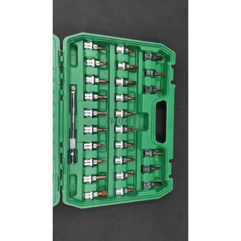 Auto repair machine repair ratchet fly fast set 3/8 interface 10mm72 teeth 8-24 sleeve spinner spline batch head