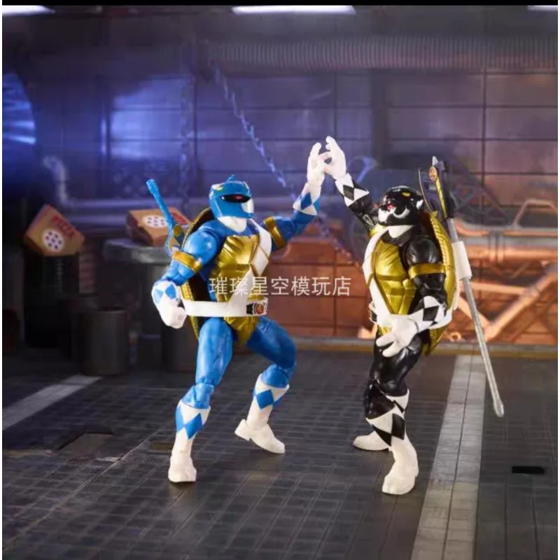 New Original Hasbro POWER RANGERS Teenage Mutant Ninja Turtles LIGHTNING COLLECTION MORPHED DONATELLO / LEONARDO Action Figure - view 3