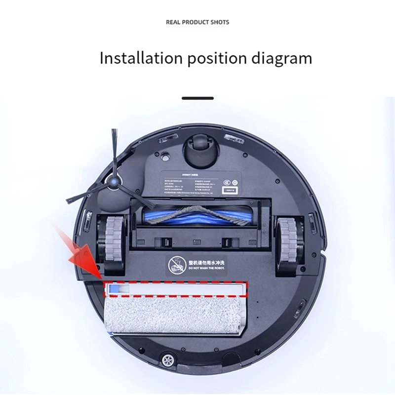 ملحقات غطاء الطبل BAADE لوحة دليل خزان الصرف الصحي لاستبدال أجزاء المكنسة الكهربائية Ecovacs Deebot X8 Pro Plus