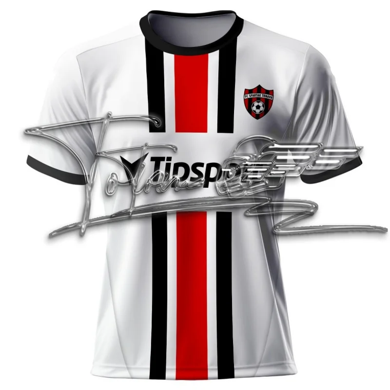 

2025 Summer New Spartak Trnava Replica Football Jersey Man Women Sport T-Shirt Comfort Breathable Tee 3D Fashion Clothes