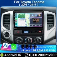 9”  WIFI Android 15 Car Radio For Toyota Tacoma 2 Hilux 2005-2015 Multimedia Player Wireless Carplay Android Auto Stereo GPS DSP