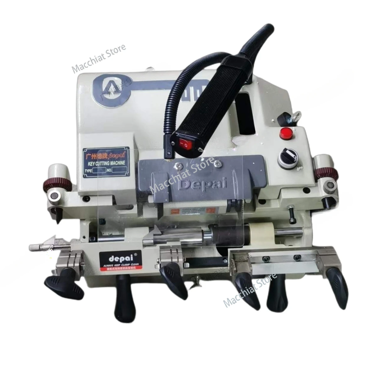 100F1 Horizontal double head manual feed Key Machine \ Clip-on folding key (excluding diamond jig)