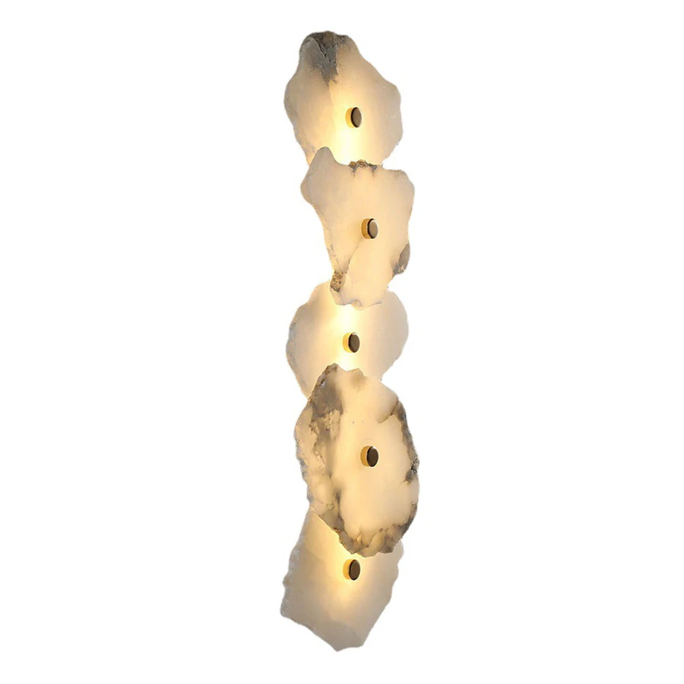 apliques de parede de marmore de corte natural eletrodomestico decoracao de sala de estar iluminacao led luxo elegante moderno 01