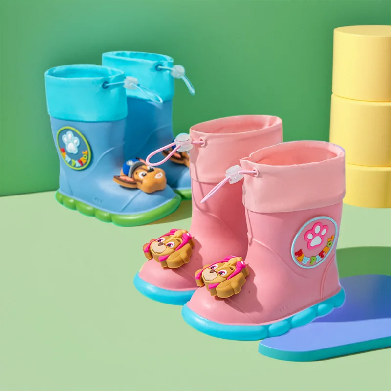 PAW PATROL Girls Boys Baby Kids Rain Boots Non-Slip Cute Comfy Outdoor Lightweight