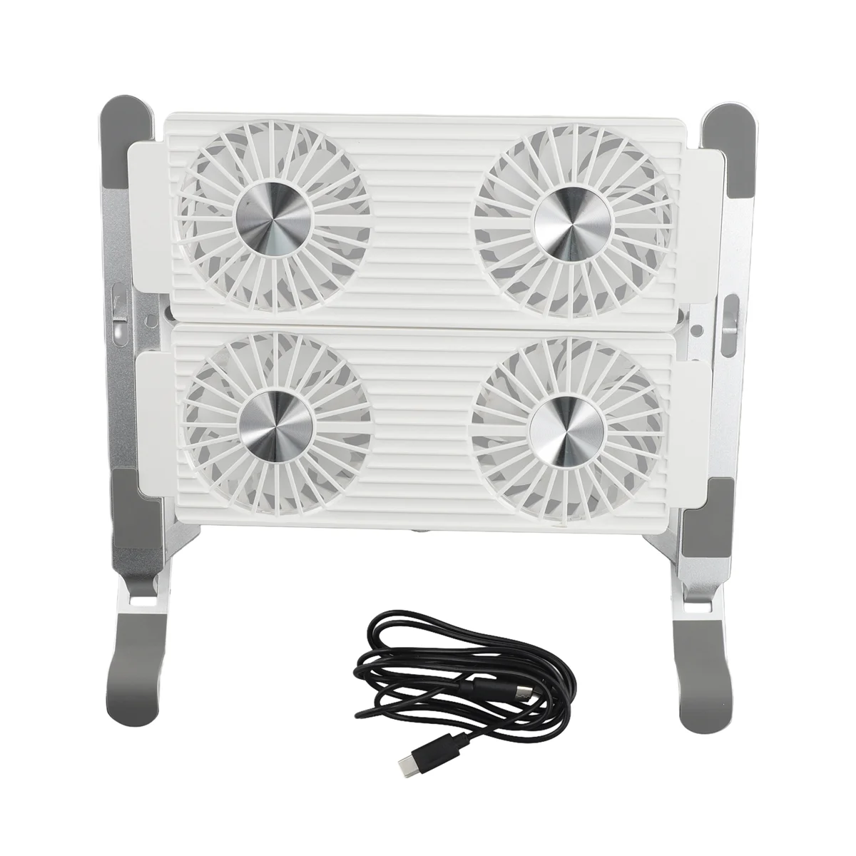 Laptop Cooler with Stand Carrying Stand Folding Cooling Stand Aluminum Model 4-Port Fan Air-Cooled Cooling Laptop Stand