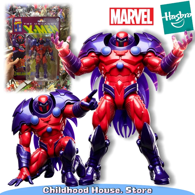 En stock, figurine d'action Hasbro Marvel Legends Astonishing X-Men Onslaught 20CM, jouet de collection, figurine de bande dessinée entièrement articulée