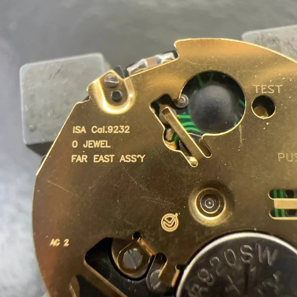 حركة ISA السويسرية الجديدة 9232 6/9/12 يد ثانية صغيرة 9232 6 يد كوارتز حركة إلكترونية ملحقات حركة Wwatch