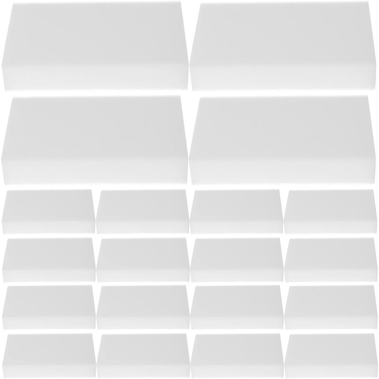 

50 шт., набор губок для чистки кухни, объемные многофункциональные скрубберы для туалета и ванной комнаты, прочная, безопасная, недеформируемая губка