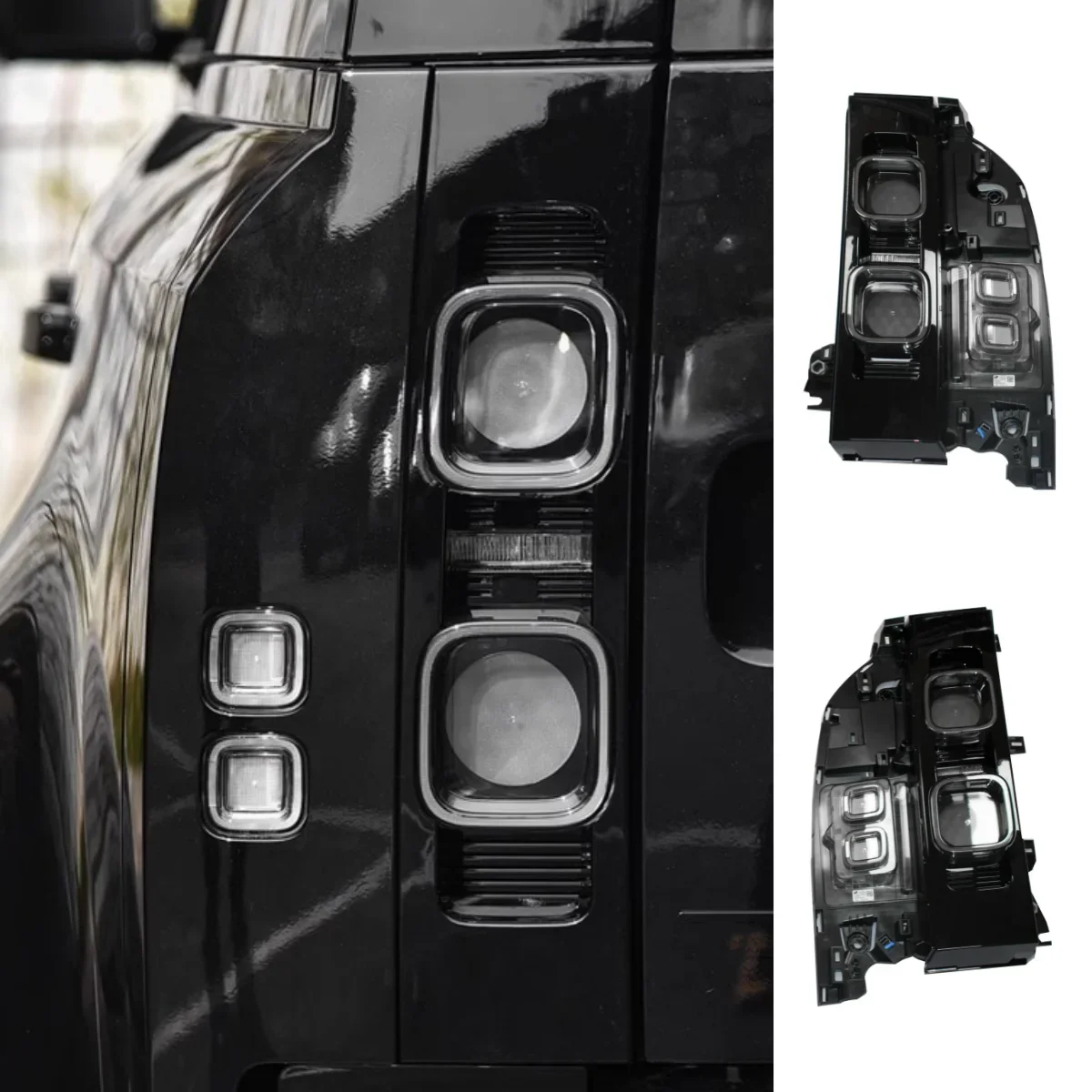 LED Taillight Assembly Light Cover For Land Rover Defender 20-23 Modified New Style Turn Signal Brake Rear Lamp Car Accessories