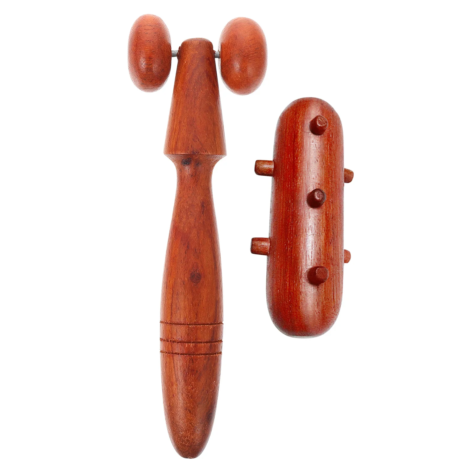 

2 Pcs Rosewood Massager Wooden Health Feet Foot Deep Relaxing Sticks Multi-functional Handheld Health-Preserving