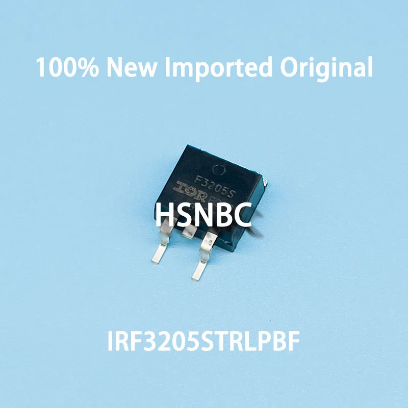 

10Pcs/Lot IRF3205STRLPBF IRF3205S F3205S TO-263 55V 110A MOSFET N-Channel Field-effect Transistor 100% New Imported Original