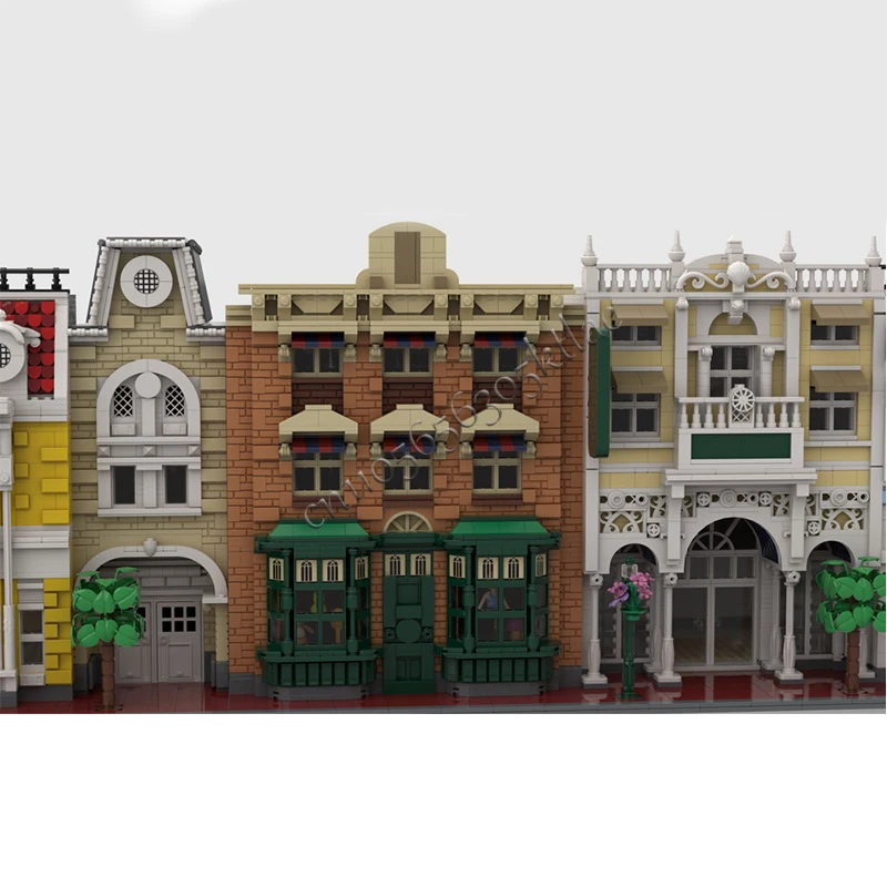 1524 PCS City Street Scene  Emporium Gift Shop MOC Customize Modular Building Block Kids Technology DIY Christmas Toy Gift