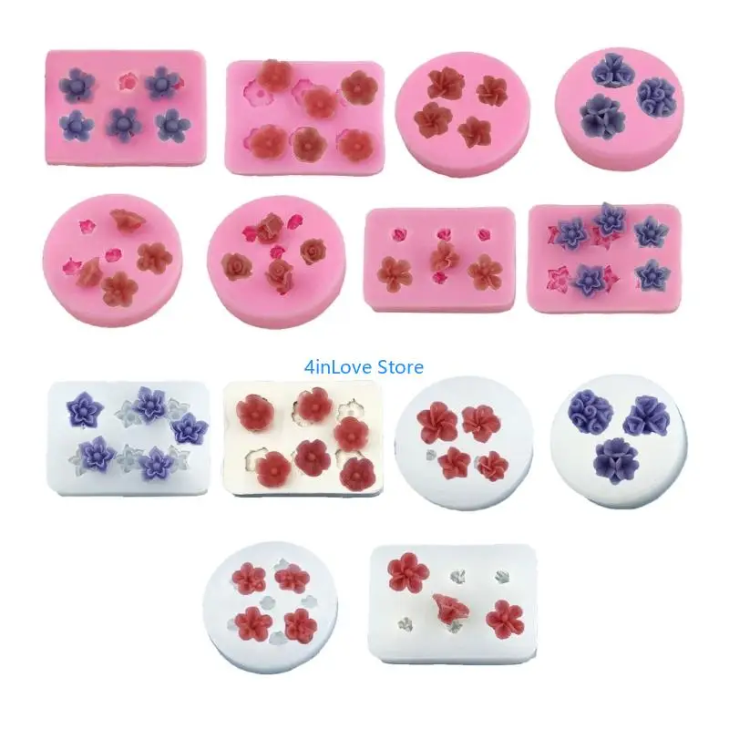 

T4MD Tear Resistant Flower Moulds Decorating Silicone Moulds Silicone Texture