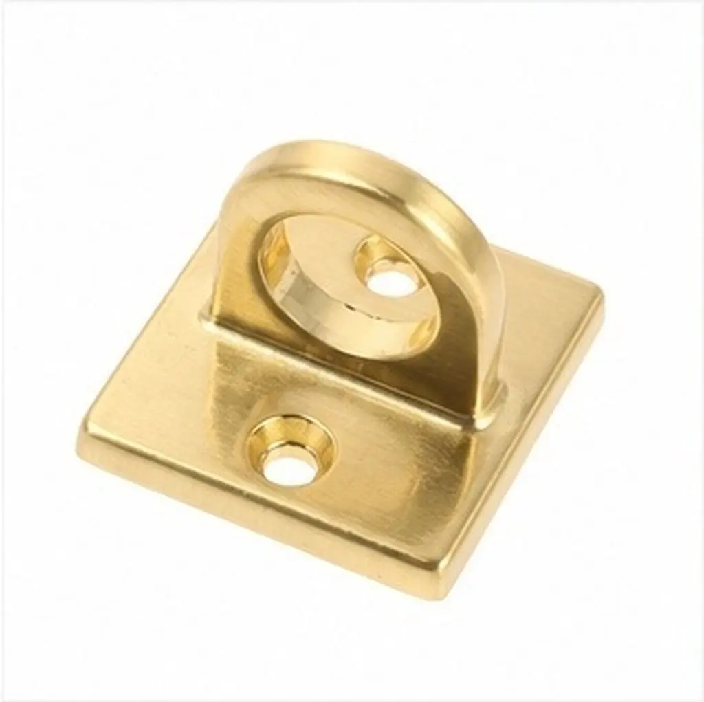 Pad Eye Plate Hook Heavy Duty Wall Mount Metal U Hooks Metal Loop Hooks for Rope Stanchion Crowd Control Barrier System Queue