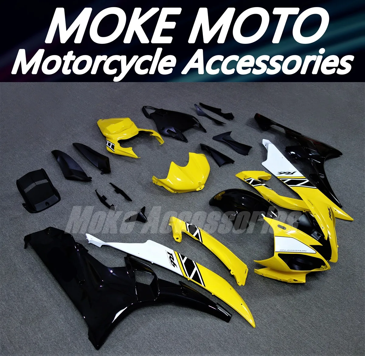 

Motorcycle Fairings Kit Fit For Yzf R6 2006-2007 Bodywork Set High Quality Abs Injection White Black Yellow