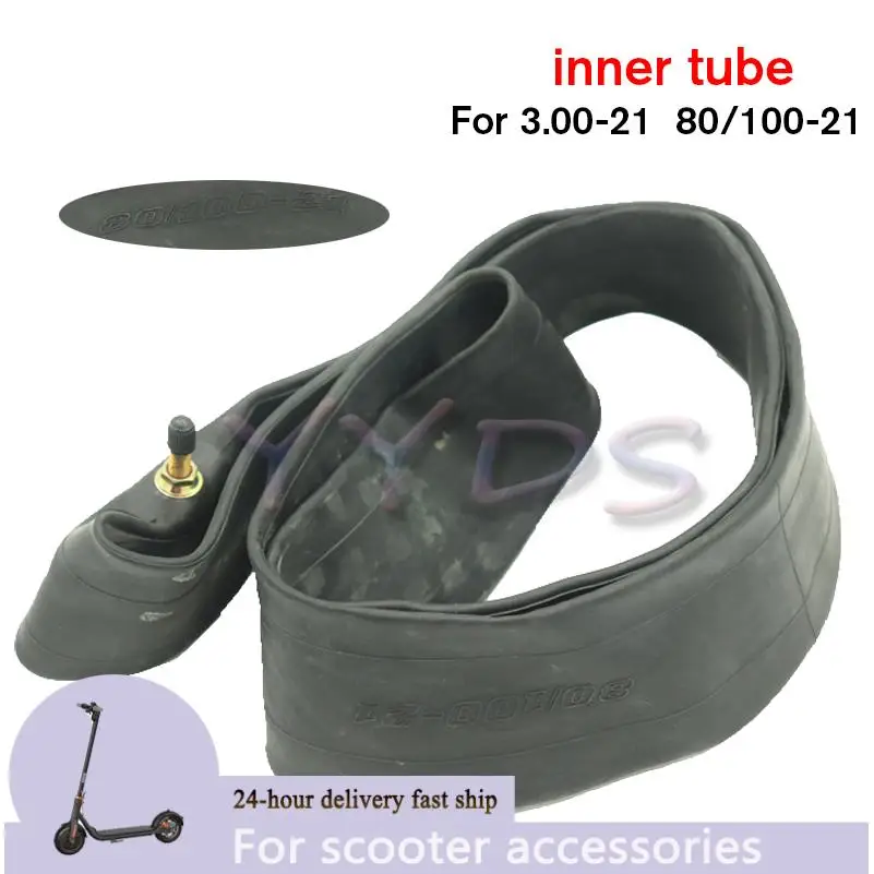 

Motorcycle Tire Inner Tube 3.00-21 compatible（80/100-21） for Motorcycle Inner Tube Rubber Strong Flexibility For