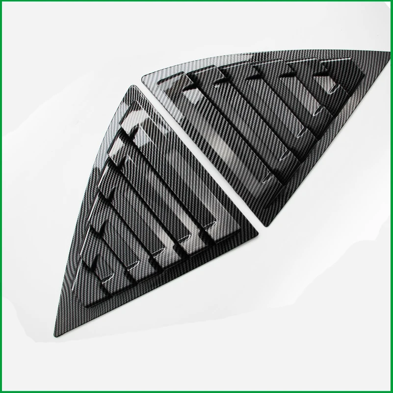 Estilo do carro para chevrolet malibu 2011-2014 janela triangular traseira persianas persiana ventilação capa guarnição acessórios decorativos